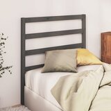  Uzglavlje za krevet sivo 95 x 4 x 100 cm od masivne borovine | shoptok.hr