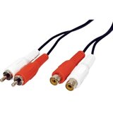 Value Cinch video priključni kabel [2x mu&scaron;ki cinch konektor - 2x ženski cinch konektor] 10.00 m crna cijene
