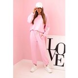 Kesi Włoski Set sweatshirt + pants buttery fabric candy pink | Shoptok.si