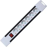 produžni kabl, 6 utičnica, prekidač, 1,5mm2, 3m 13925/NV 6K-3/WH