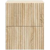  Noćni ormarić za montažu na zid Hrast sonoma 33 x 34,5 x 40 cm | shoptok.hr