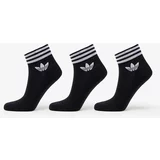 Adidas Trefoil Ankle Socks 3-Pack Black/ White