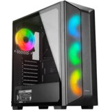 Rampage Kućište gaming HYDRA V2 BLACK Tempered Glass Type-C+USB3.0 4*ARGB Infinity Fan+Hub E-ATX Exclusive Gaming, 39989 | Eponuda.ba