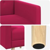  Ukrasna fotelja Vinska crvena Baršun | shoptok.hr