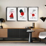WALLXPERT Ukrasne slike uokvirene, 38x53cm, 3 komada, šarene | Eponuda.ba