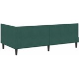  Kutni okvir kreveta Tamnozelena 90 cm x 200 cm Baršun | shoptok.hr