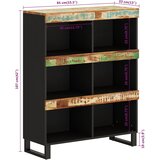  Bočni ormarić 85x33x75 cm od masivnog obnovljenog drva | shoptok.hr