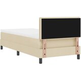  s opruga kutije s jastukom Krema 100 x 200 cm tkanina | shoptok.hr