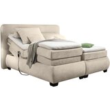 Esposa POSTELJA BOXSPRING 180 cm x 200 cm , tekstil peščene barve | Shoptok.si
