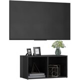 TV ormarić sjajni sivi 72 x 35 x 36,5 cm od konstruiranog drva | shoptok.hr