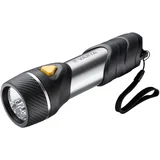 led džepna svjetiljka day light multi led F30 baterijski pogon 70 lm 473 g crna/srebrna