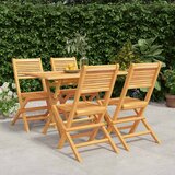  5-dijelni vrtni blagovaonski set od masivne tikovine | shoptok.hr