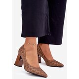 VINCEZA Women's Heels With Decorative Embossing | shoptok.hr