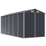  Vrtno spremište antracit 191 x 470 x 198 cm pocinčani čelik | shoptok.hr