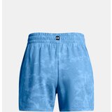 Under Armour Project Rock Terry Underground Blue Women's Sports Shorts | ePonuda.com