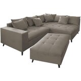MID.YOU KOTNA SEDEŽNA GARNITURA, tkanina siva | Shoptok.si