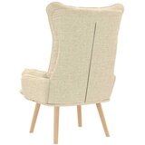  Fotelja Krema 69 x 74 x 93 cm Tkanina i šperploča | shoptok.hr