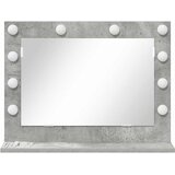  Ogledalo za Toalet Pravokutni Betonski sivi 60 x 45 x 18 cm | Eponuda.com