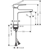 Hansgrohe Metropol 110 Matt Black baterija (slavina) za umivaonik sa odlivnim ventilom sifona push-open 32507670 | ePonuda.com