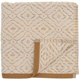 Bloomingville Gorčično rumena/kremno bela bombažna brisača 100x50 cm Malou – | Shoptok.si