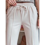 DStreet Spodnie damskie dresowe DRESSANIK jasnobeżowe | Shoptok.si