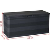  Kutija za pohranu crna 117 x 45 x 56 cm | shoptok.hr