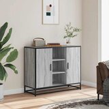  Komoda Siva Sonoma 92x35x76 cm Konstruirano drvo | shoptok.hr