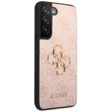 Guess GUHCS23S4GMGPI ovitek za Samsung Galaxy S23 5G - roza z zlatim logom | Shoptok.si