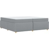  Okvir kreveta s madracem Svjetlosiva 200 x 200 cm tkanina | shoptok.hr