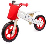 Woody's Ride Drveni Balans Bicikl Bez Pedala Happy Rider - Crveni | shoptok.hr