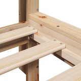  Krevet s regalom za knjige bez madraca 100 x 200 cm od borovine | shoptok.hr