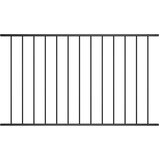  Ogradni panel Woerden čelik s praškastim premazom 1,7x0,75 m crna | shoptok.hr
