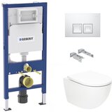 Geberit KOGEDTORFU10D35W sat fusion wc školjka s kompletom duofix 458.103.00.1 Delta35 u