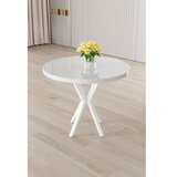 Hanah home trpezarijski sto agnes white Cene