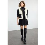 Trendyol Ecru Regular Fit Double Sided Pocket Plush Vest | shoptok.hr