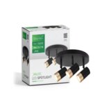 Greentech LED SPOT SVETILJKA GU10 X 3 CRNO-ZLATNA Cene