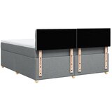  Krevet s oprugama i madracem svjetlosivi 180x200 cm od tkanine | shoptok.hr