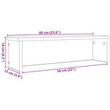 Kuhinjski stalak za slaganje 60x15x16 cm konstruirano drvo | shoptok.hr
