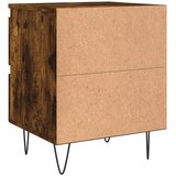  Noćni ormarići 2 kom boja hrasta 40x35x50 cm konstruirano drvo Smeđa | shoptok.hr
