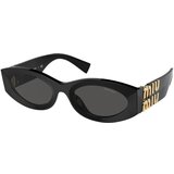 Miu Miu MU11WS 1AB5S0 ONE SIZE (54) Črna/Siva Cene
