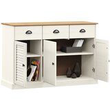  Komoda s ladicama VIGO 113x40x75 cm bijela od masivne borovine | Eponuda.com