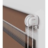 vidaXL Zebra senčilo rjave 85x150 cm tkanina širina 80,9cm poliester | Shoptok.si