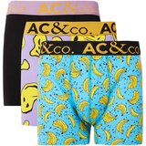 AC&Co / Altınyıldız Classics 3-Pack men's mixed cotton stretchy patterned boxer Cene
