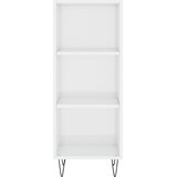  Komoda sjajna bijela 34,5 x 32,5 x 90 cm od konstruiranog drva | Eponuda.com