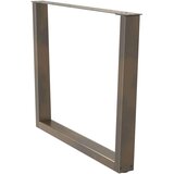  Noge jedilne mize V-oblika 3 kosi naravno jeklo 100x(72-73,3)cm, (21828598) | Shoptok.si