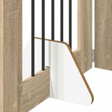  Vrata za pse s postoljem 4 pcs Hrast sonoma 60 x 60 cm | shoptok.hr