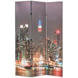  Sklopiva sobna pregrada sa slikom New Yorka noću 120 x 170 cm | shoptok.hr