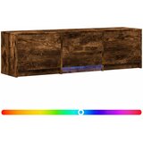 TV ormarić s LED rasvjetom Dimljeni Hrast 140 x 34 x 40 cm | Eponuda.com