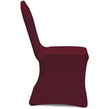 vidaXL Rastezljiva presvlaka za stolicu, bordo, 50 kom | shoptok.hr