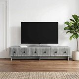 TV ormar Siva sonoma 147 x 34,5 x 30 cm Konstruirano drvo | Eponuda.com